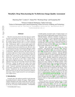 MetaIQA: Deep Meta-learning for No-Reference Image Quality Assessment