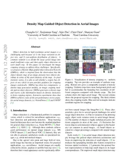 Density Map Guided Object Detection in Aerial Images