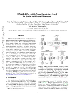 FBNetV2: Differentiable Neural Architecture Search for Spatial and
  Channel Dimensions