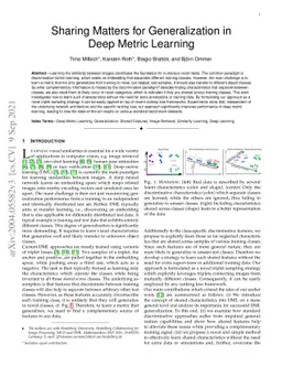 Sharing Matters for Generalization in Deep Metric Learning