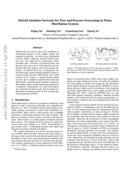 Hybrid Attention Networks for Flow and Pressure Forecasting in Water
  Distribution Systems