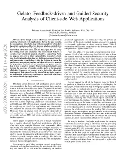 Gelato: Feedback-driven and Guided Security Analysis of Client-side Web
  Applications