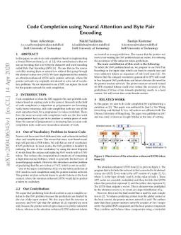 Code Completion using Neural Attention and Byte Pair Encoding