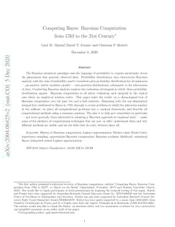 Computing Bayes: Bayesian Computation from 1763 to the 21st Century