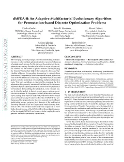 dMFEA-II: An Adaptive Multifactorial Evolutionary Algorithm for
  Permutation-based Discrete Optimization Problems
