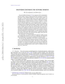 Edgeworth expansions for network moments