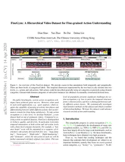 FineGym: A Hierarchical Video Dataset for Fine-grained Action
  Understanding