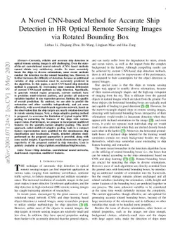 A Novel CNN-based Method for Accurate Ship Detection in HR Optical
  Remote Sensing Images via Rotated Bounding Box