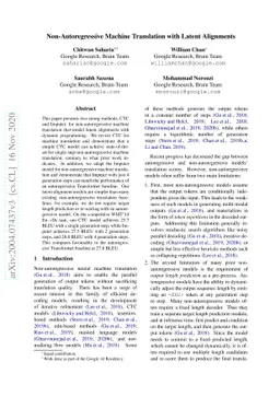 Non-Autoregressive Machine Translation with Latent Alignments