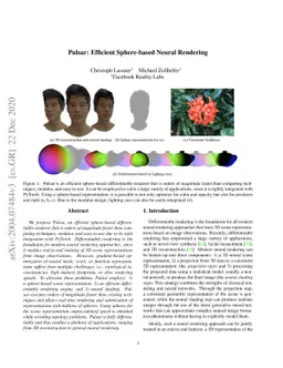 Pulsar: Efficient Sphere-based Neural Rendering