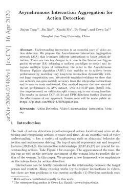 Asynchronous Interaction Aggregation for Action Detection