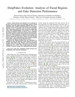 DeepFakes Evolution: Analysis of Facial Regions and Fake Detection
  Performance