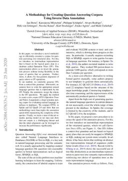 A Methodology for Creating Question Answering Corpora Using Inverse Data
  Annotation