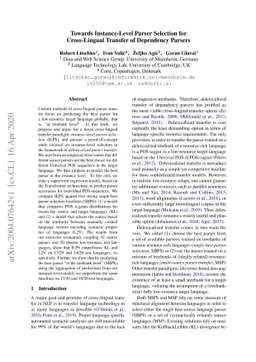 Towards Instance-Level Parser Selection for Cross-Lingual Transfer of
  Dependency Parsers