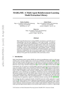 MARLeME: A Multi-Agent Reinforcement Learning Model Extraction Library