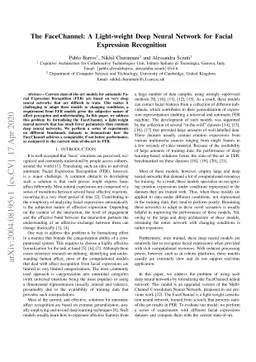 The FaceChannel: A Light-weight Deep Neural Network for Facial
  Expression Recognition