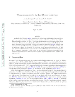 Counterexamples to the Low-Degree Conjecture