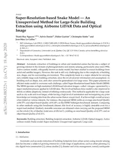 Super-Resolution-based Snake Model -- An Unsupervised Method for
  Large-Scale Building Extraction using Airborne LiDAR Data and Optical Image