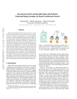 Towards Non-I.I.D. and Invisible Data with FedNAS: Federated Deep
  Learning via Neural Architecture Search