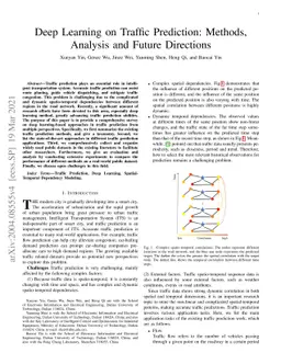 Deep Learning on Traffic Prediction: Methods, Analysis and Future
  Directions