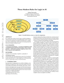 Three Modern Roles for Logic in AI