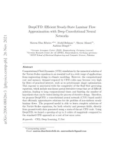 DeepCFD: Efficient Steady-State Laminar Flow Approximation with Deep
  Convolutional Neural Networks