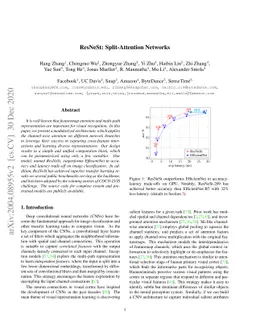 ResNeSt: Split-Attention Networks