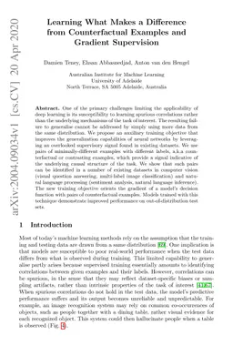 Learning What Makes a Difference from Counterfactual Examples and
  Gradient Supervision