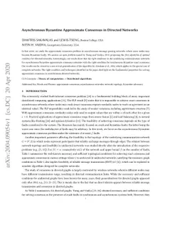 Asynchronous Byzantine Approximate Consensus in Directed Networks