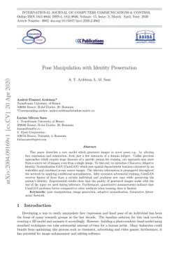 Pose Manipulation with Identity Preservation