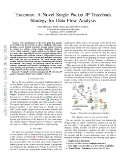 Tracemax: A Novel Single Packet IP Traceback Strategy for Data-Flow
  Analysis