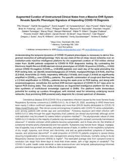 Augmented Curation of Unstructured Clinical Notes from a Massive EHR
  System Reveals Specific Phenotypic Signature of Impending COVID-19 Diagnosis