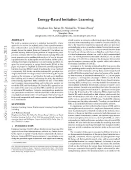 Energy-Based Imitation Learning