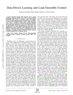 Data-Driven Learning and Load Ensemble Control