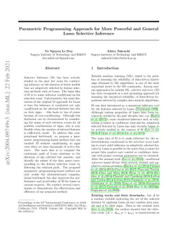 Parametric Programming Approach for More Powerful and General Lasso
  Selective Inference