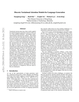 Discrete Variational Attention Models for Language Generation
