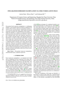 Fine-Grained Expression Manipulation via Structured Latent Space