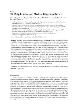 3D Deep Learning on Medical Images: A Review