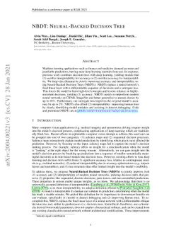 NBDT: Neural-Backed Decision Trees