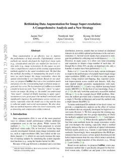 Rethinking Data Augmentation for Image Super-resolution: A Comprehensive
  Analysis and a New Strategy