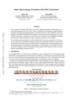 Better Sign Language Translation with STMC-Transformer