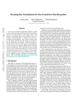 Revisiting Pose-Normalization for Fine-Grained Few-Shot Recognition