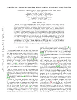 Predicting the outputs of finite deep neural networks trained with noisy
  gradients