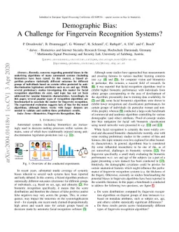 Demographic Bias: A Challenge for Fingervein Recognition Systems?