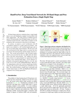 HandVoxNet: Deep Voxel-Based Network for 3D Hand Shape and Pose
  Estimation from a Single Depth Map