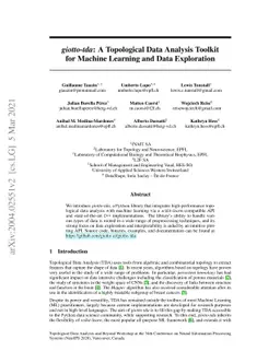 giotto-tda: A Topological Data Analysis Toolkit for Machine Learning and
  Data Exploration