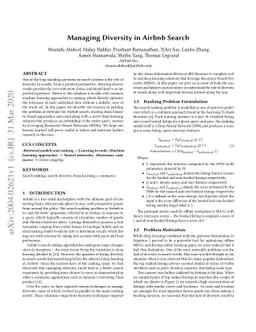 Managing Diversity in Airbnb Search