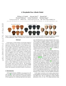 A Morphable Face Albedo Model
