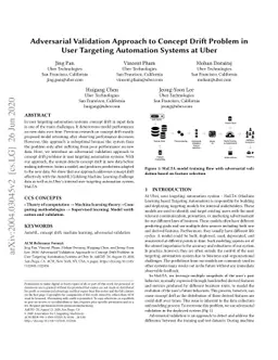 Adversarial Validation Approach to Concept Drift Problem in User
  Targeting Automation Systems at Uber