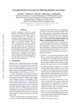 Is Graph Structure Necessary for Multi-hop Question Answering?